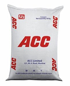 white Acc 50 kg cement