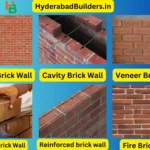 Types of brick walls for construction