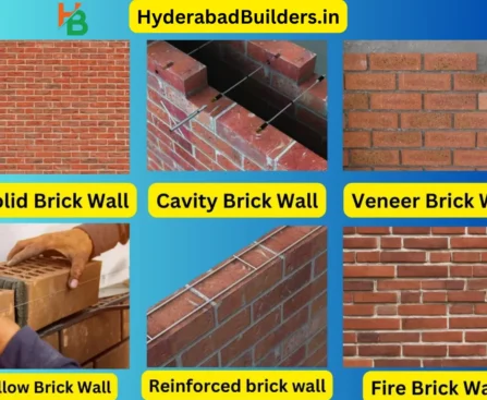 Types of brick walls for construction