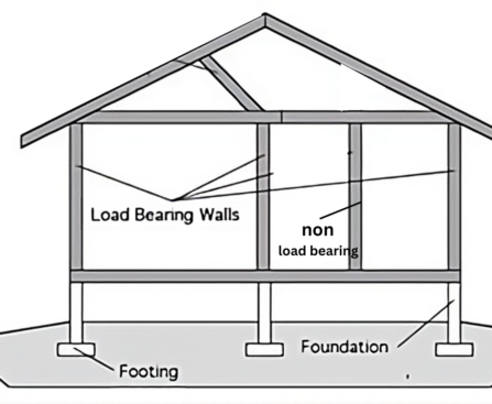 load bearing walls non load bearing wall