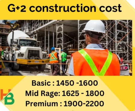 G+2 construction cost estimation Hyderabad india