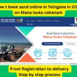 how to book sand online in Telangana step by step process