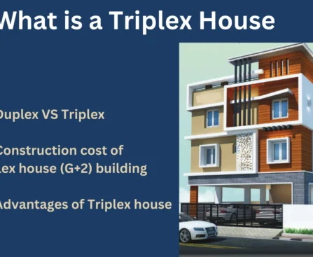 triplex house in Hyderabad India construction cost