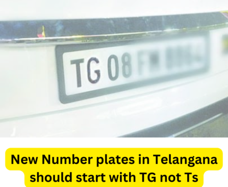 New Telangana Number plates